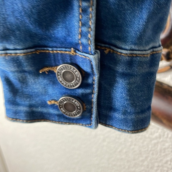 Women’s size extra large rubberband denim jacket - Picture 6 of 13